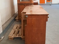 Nostalgische laboratorium kast met werkbanken - afbeelding 4 van  24
