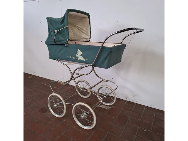 Nostalgische poppen wandelwagen - afbeelding 2 van  8