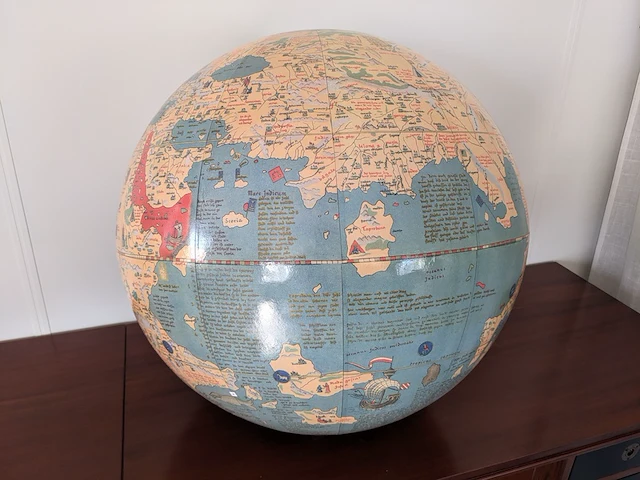 Nostalgische wereldbol - afbeelding 1 van  7