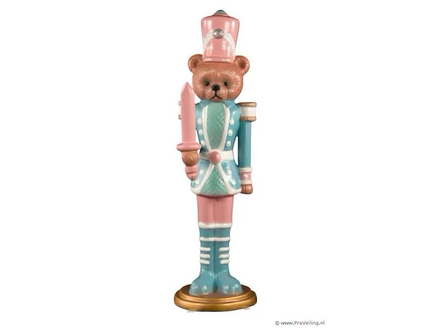 Notenkraker sculpture van glasvezel, beer - afbeelding 1 van  2