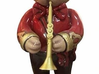 Notenkraker sculpture van glasvezel, beer - afbeelding 1 van  1