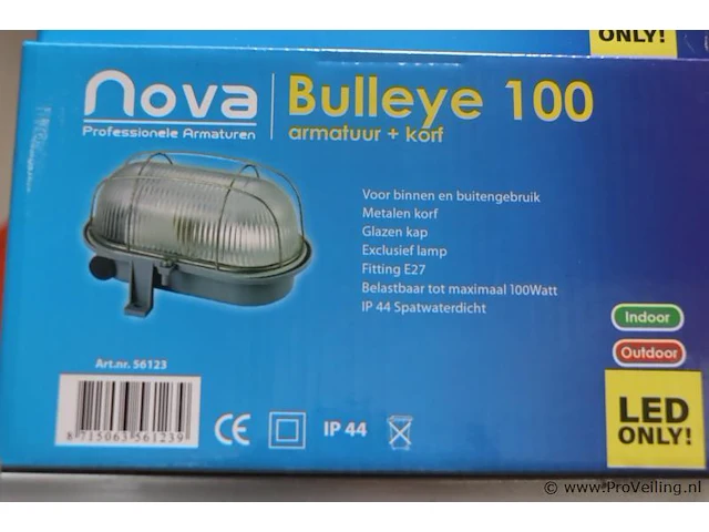 Nova bulleye 100 lampen - 6 stuks - afbeelding 2 van  4