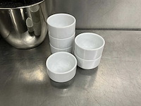 Nova hotelporselein - sausschaaltje ø 7 cm (150x) - afbeelding 1 van  3