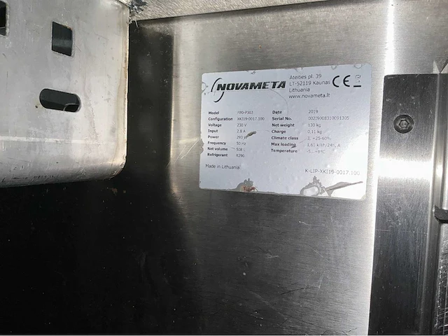 Novameta fp0 p303 koelwerkbank (2x) - afbeelding 6 van  14