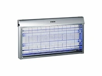 Noveen ikn1080 - professionele insectenlamp - gemakkelijk inox staal, krachtige uva lichten - metaal / zilver - afbeelding 1 van  1