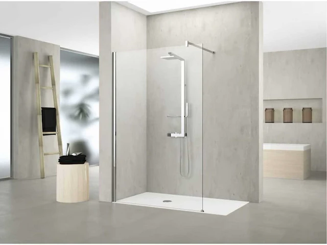 Novellini aurora 2 rett 120 x 150cm douchewand - afbeelding 1 van  4