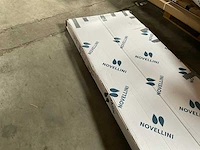Novellini douchecabine mat wit helder glas - afbeelding 2 van  2