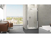 Novellini douchedeur mat chroom 200x75 - afbeelding 1 van  2