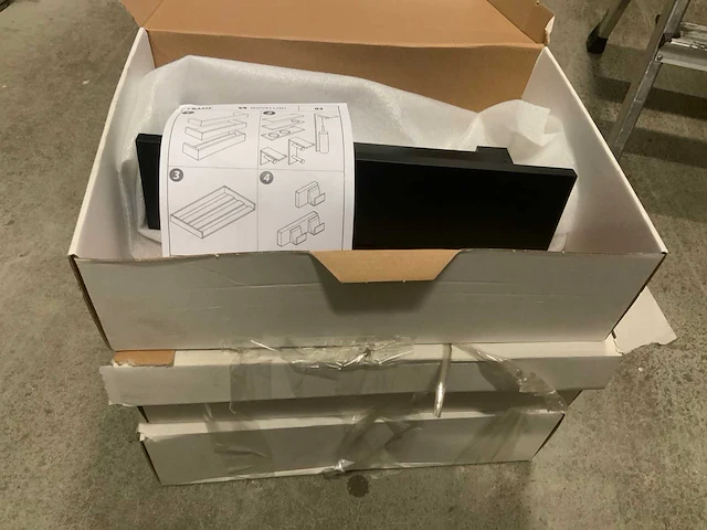 Novellini frame zwart (3x) - afbeelding 1 van  5