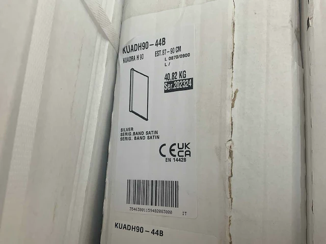 Novellini kuadra h90 inloopdouche - afbeelding 2 van  3