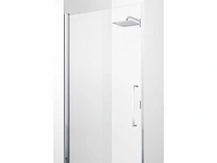 Novellini young 2.0 1b draaideur voor nis 97/101x200cm chroom/helder - afbeelding 1 van  3
