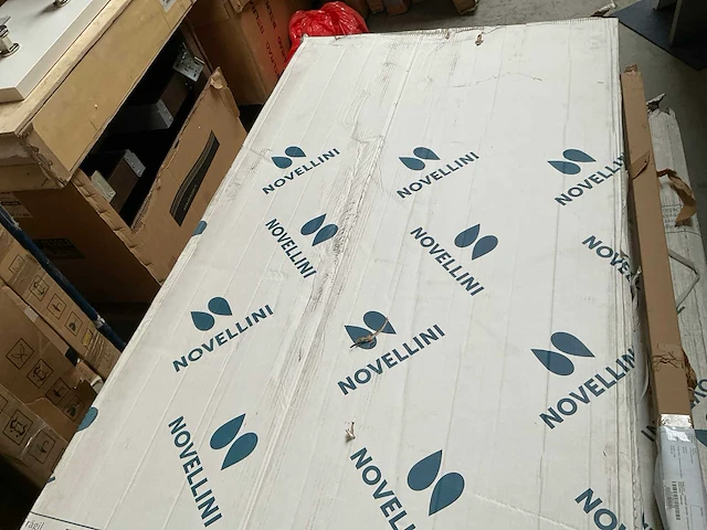 Novellini young 2.0 1b draaideur voor nis 97/101x200cm chroom/helder - afbeelding 2 van  3