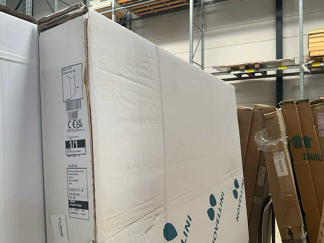Novellini zijwand voor douche draaideur fg100 100x200cm - afbeelding 3 van  4