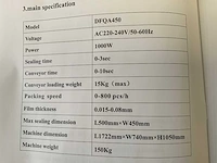 Noypak dfqa450 folie krimptunnel - afbeelding 6 van  14