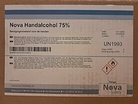 (ns materiaal) 11x doos a 5l jerrycan met reinigingsvloeistof, nova, handalcohol 75%, 2020 - afbeelding 3 van  3