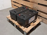 (ns materiaal) 2x loodbatterij exide, sonnenschein dryfit a512/200a - afbeelding 1 van  6