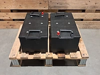 (ns materiaal) 2x loodbatterij exide, sonnenschein dryfit a512/200a - afbeelding 2 van  6