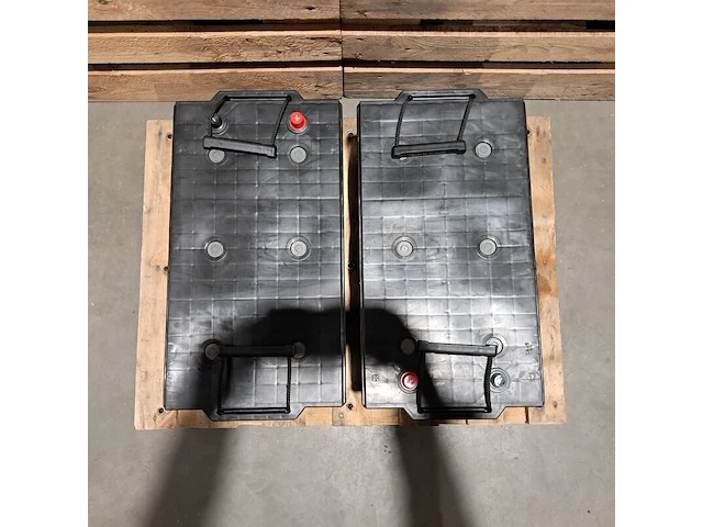 (ns materiaal) 2x loodbatterij exide, sonnenschein dryfit a512/200a - afbeelding 4 van  6