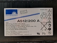 (ns materiaal) 2x loodbatterij exide, sonnenschein dryfit a512/200a - afbeelding 6 van  6