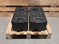 (ns materiaal) 2x loodbatterij, exide, sonnenschein dryfit a512/200a - afbeelding 2 van  6