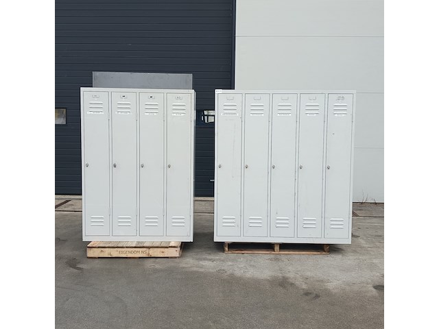 (ns materiaal) 3x lockerkast en 1x roldeurkast - afbeelding 1 van  19