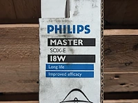 (ns materiaal) ± 46 lagedruk natriumdamplampen, philips, master sox-e 18w - afbeelding 3 van  6