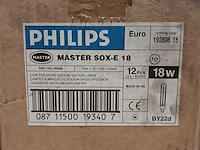 (ns materiaal) ± 46 lagedruk natriumdamplampen, philips, master sox-e 18w - afbeelding 5 van  6