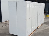 (ns materiaal) 4x lockerkast met bankjes - afbeelding 4 van  24