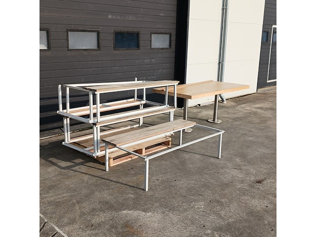 (ns materiaal) 4x lockerkast met bankjes - afbeelding 6 van  24