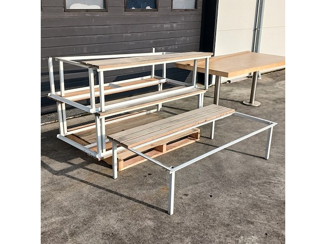 (ns materiaal) 4x lockerkast met bankjes - afbeelding 7 van  24