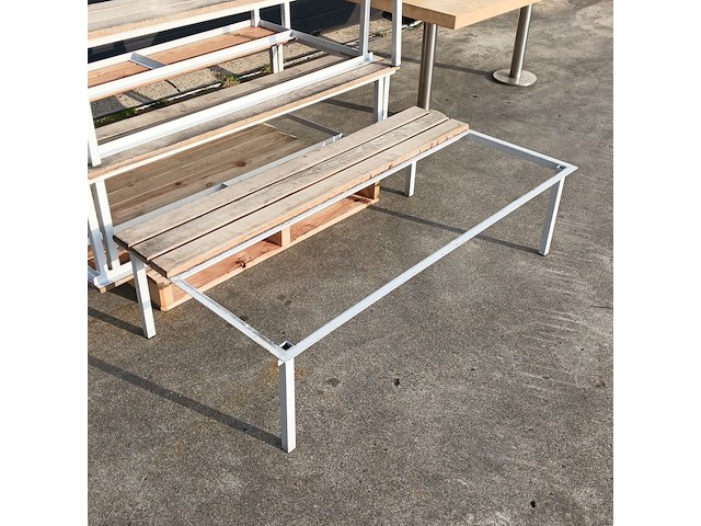 (ns materiaal) 4x lockerkast met bankjes - afbeelding 8 van  24