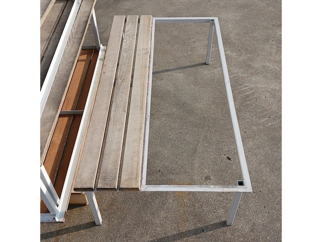 (ns materiaal) 4x lockerkast met bankjes - afbeelding 10 van  24