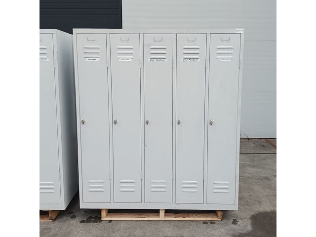 (ns materiaal) 4x lockerkast met bankjes - afbeelding 18 van  24