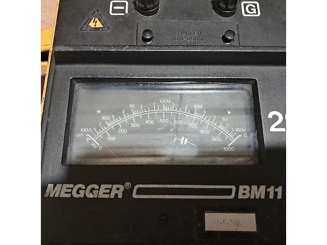(ns materiaal) analoge isolatieweerstandtester, megger, bm11 - afbeelding 4 van  10
