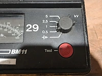 (ns materiaal) analoge isolatieweerstandtester, megger, bm11 - afbeelding 5 van  10