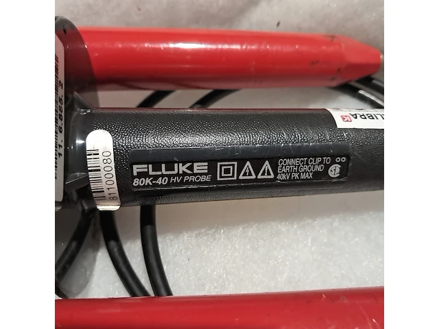 (ns materiaal) dc-hoogspanningstester, digit, met 4x sonde, fluke 80k-40 - afbeelding 10 van  11