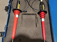 (ns materiaal) dc-hoogspanningstester met 2x sonde, testec hvp-40, fluke 80k-40 - afbeelding 4 van  9