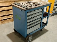 (ns materiaal) gereedschapskar, gedore, gevuld met diverse gereedschap - afbeelding 11 van  12