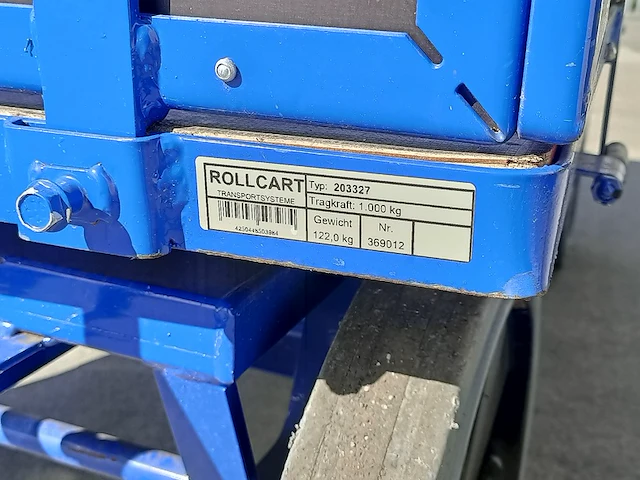 (ns materiaal) handtrekwagen, rollcart, 203327 - afbeelding 7 van  9
