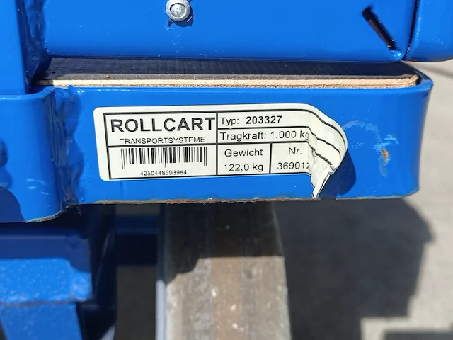 (ns materiaal) handtrekwagen, rollcart, 203327 - afbeelding 8 van  10