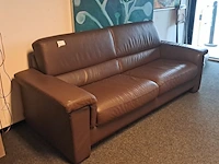 (ns materiaal) leren zitbank, cognac - afbeelding 3 van  6
