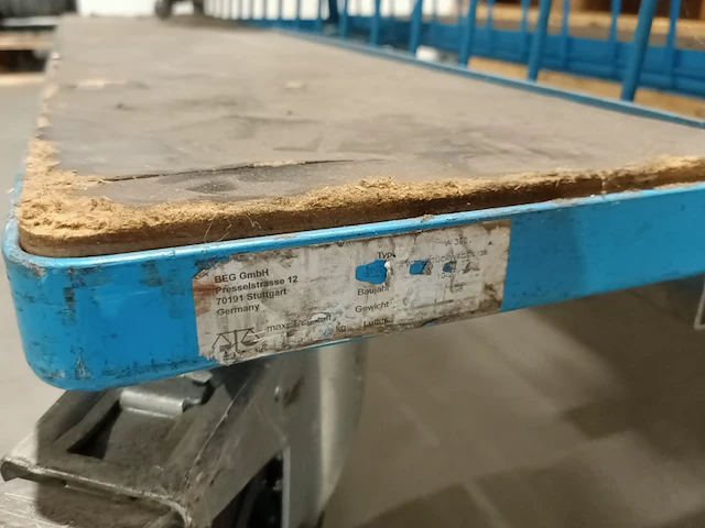 (ns materiaal) magazijn platenwagen - afbeelding 6 van  8