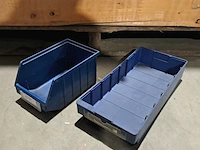 (ns materiaal) partij kunststof magazijnbakken, perstorp, 6 l, & fabory - afbeelding 1 van  9