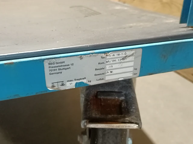 (ns materiaal) plateau kar, eurokraft - afbeelding 4 van  5