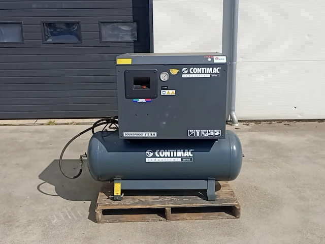 (ns materiaal) schroef compressor, contimac, industrial series - afbeelding 1 van  9