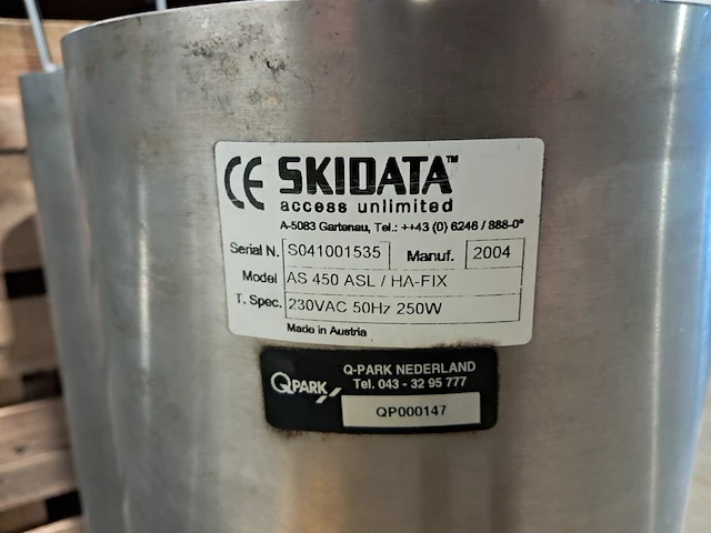 (ns materiaal) slagboomsysteem skidata | automatic systems - afbeelding 5 van  24
