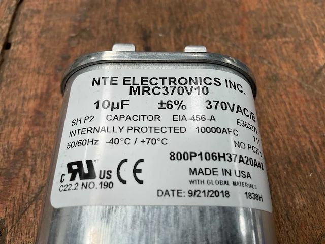 Nte electronics capacitor (9x) - afbeelding 4 van  6