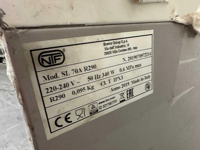 Ntf - sl 70a - ijsblokjesmachine - afbeelding 6 van  7