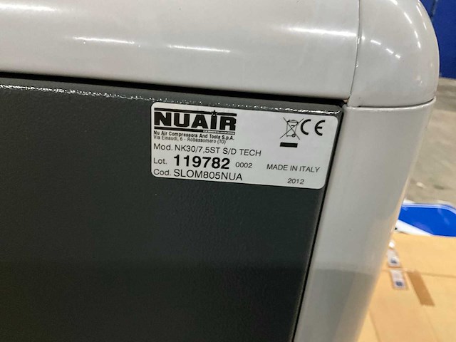 Nuair nk30/7.5st s/d tech schroefcompressor - afbeelding 9 van  10