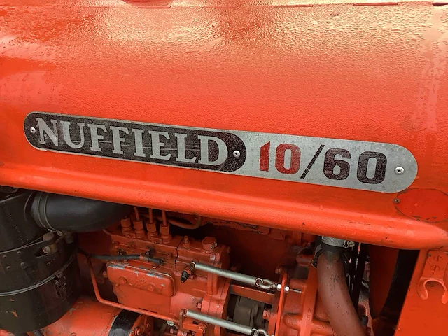 Nuffield - 10/60 - oldtimer tractor - afbeelding 7 van  17